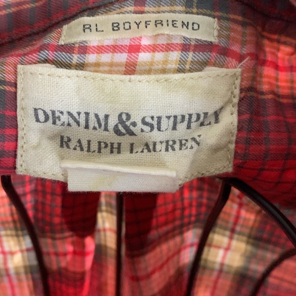 RALPH LAUREN PLAID BUTTON DOWN SHIRT - Picture 3 of 6